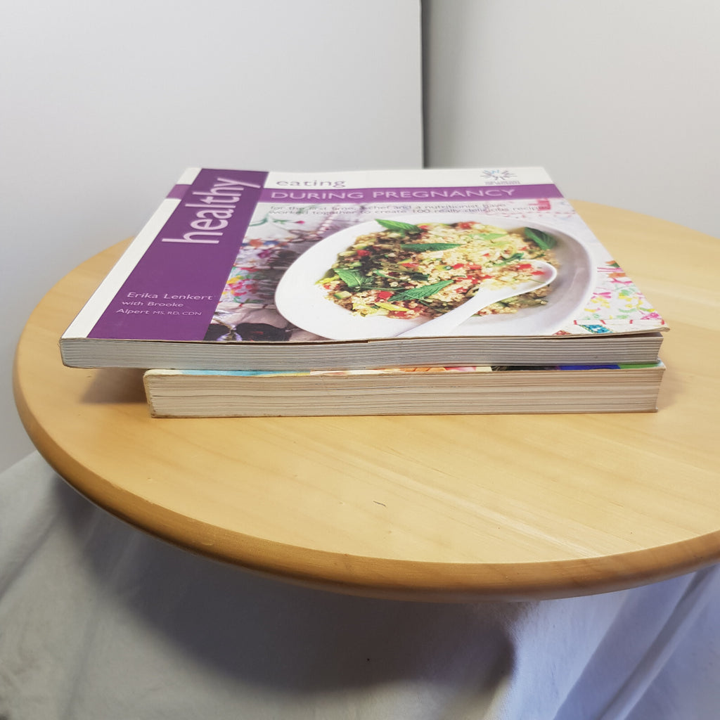 Bundle x 2 books healthy eating for pregnancy and children - paperbacks