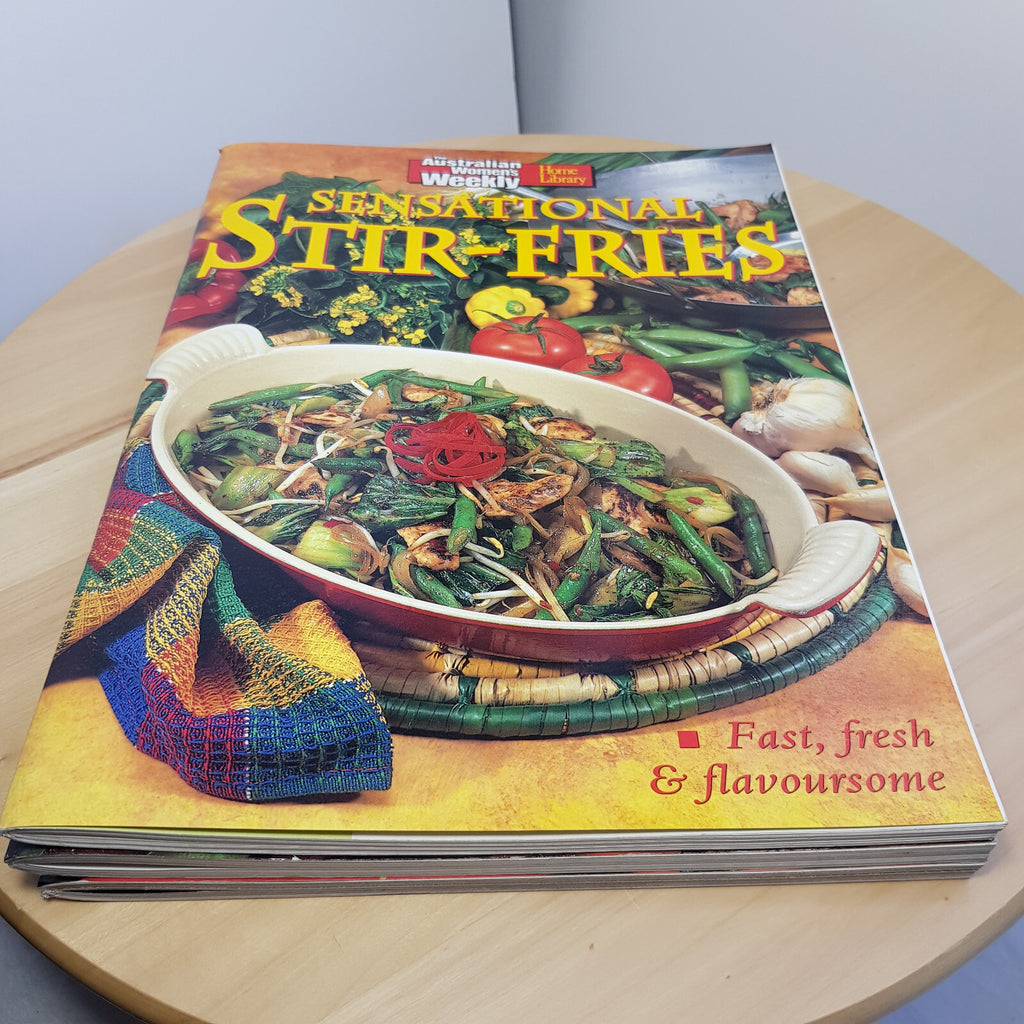 3 x Asian cuisine cookbooks by AWW/Family Circle - paperbacks