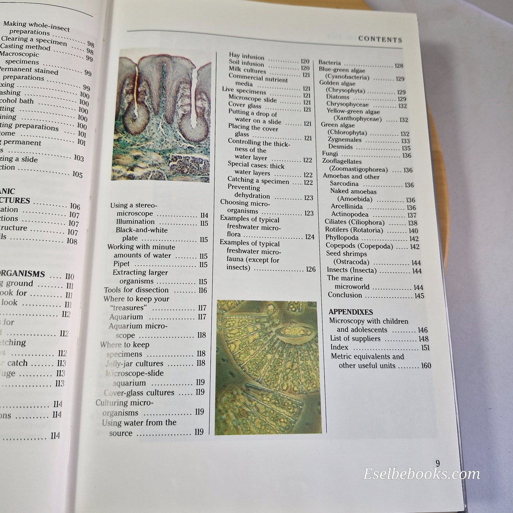 The use of the microscope by Gray & Exploring with the microscope by Nachtigall