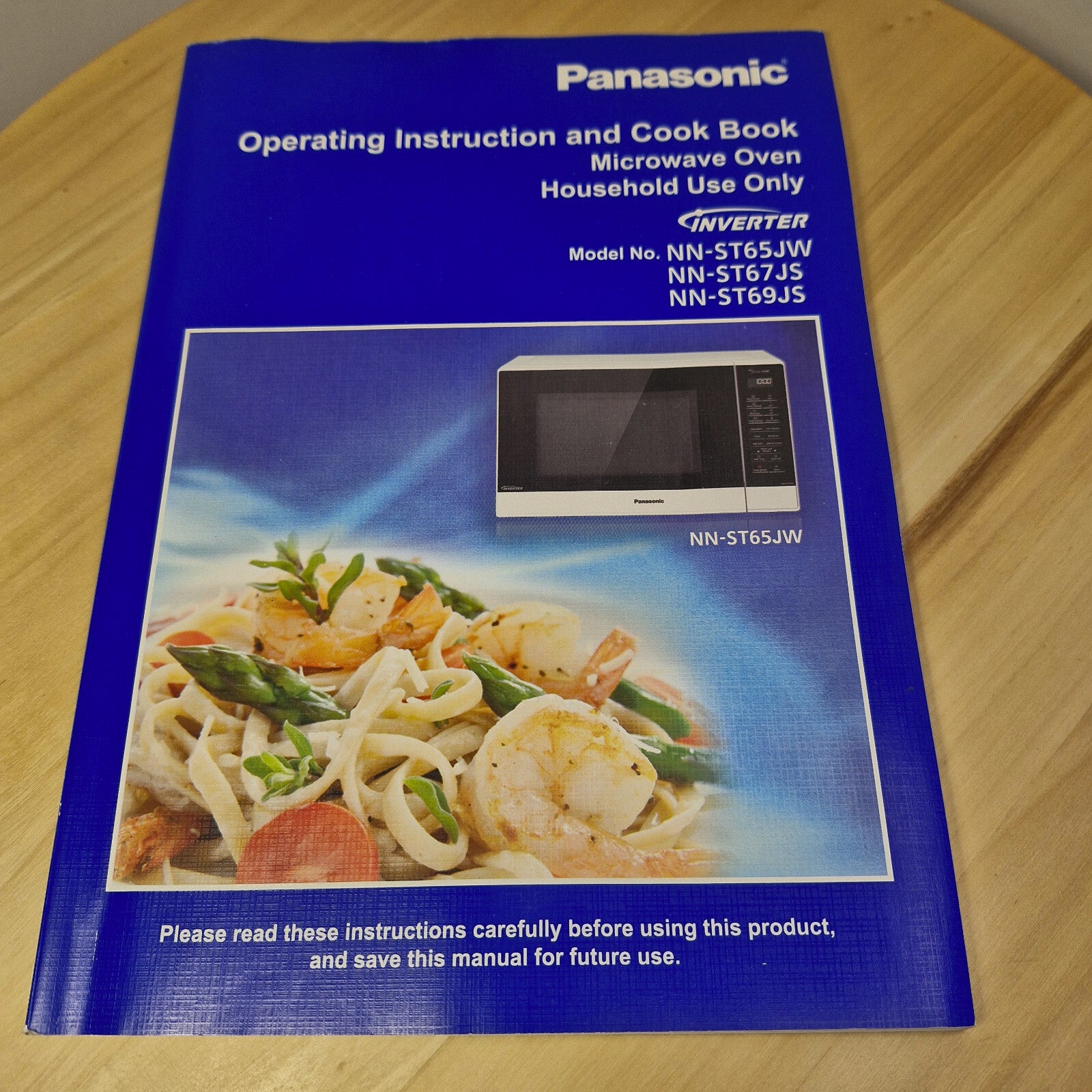 Panasonic Operating Instructions and Cook Book Microwave Oven Inverter NN-ST64JW