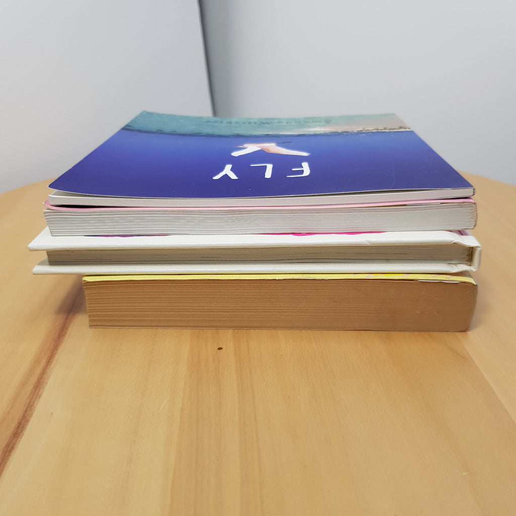 4 x small self help/quotations books - hardback/paperbacks