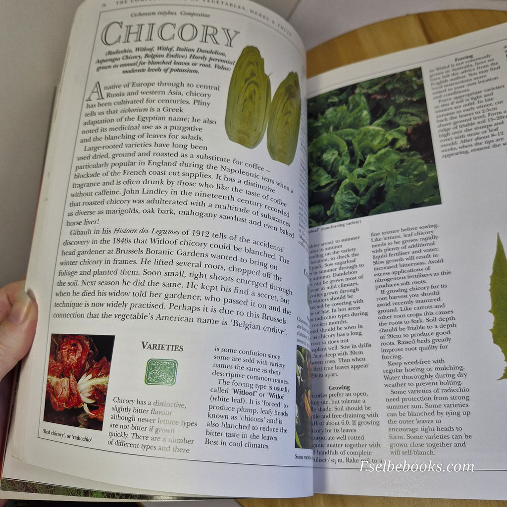 The Complete Book of Vegetables Herbs and Fruit by Bob Flowerdew Jekka - paperba