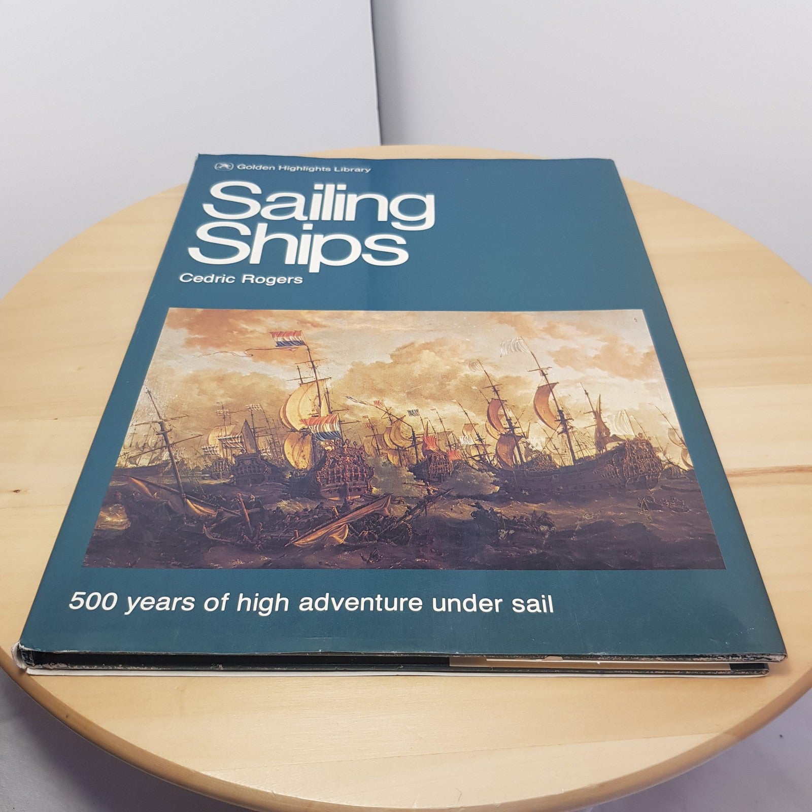 Sailing Ships By Cedric Rogers - vintage hardback with dust jacket 1979