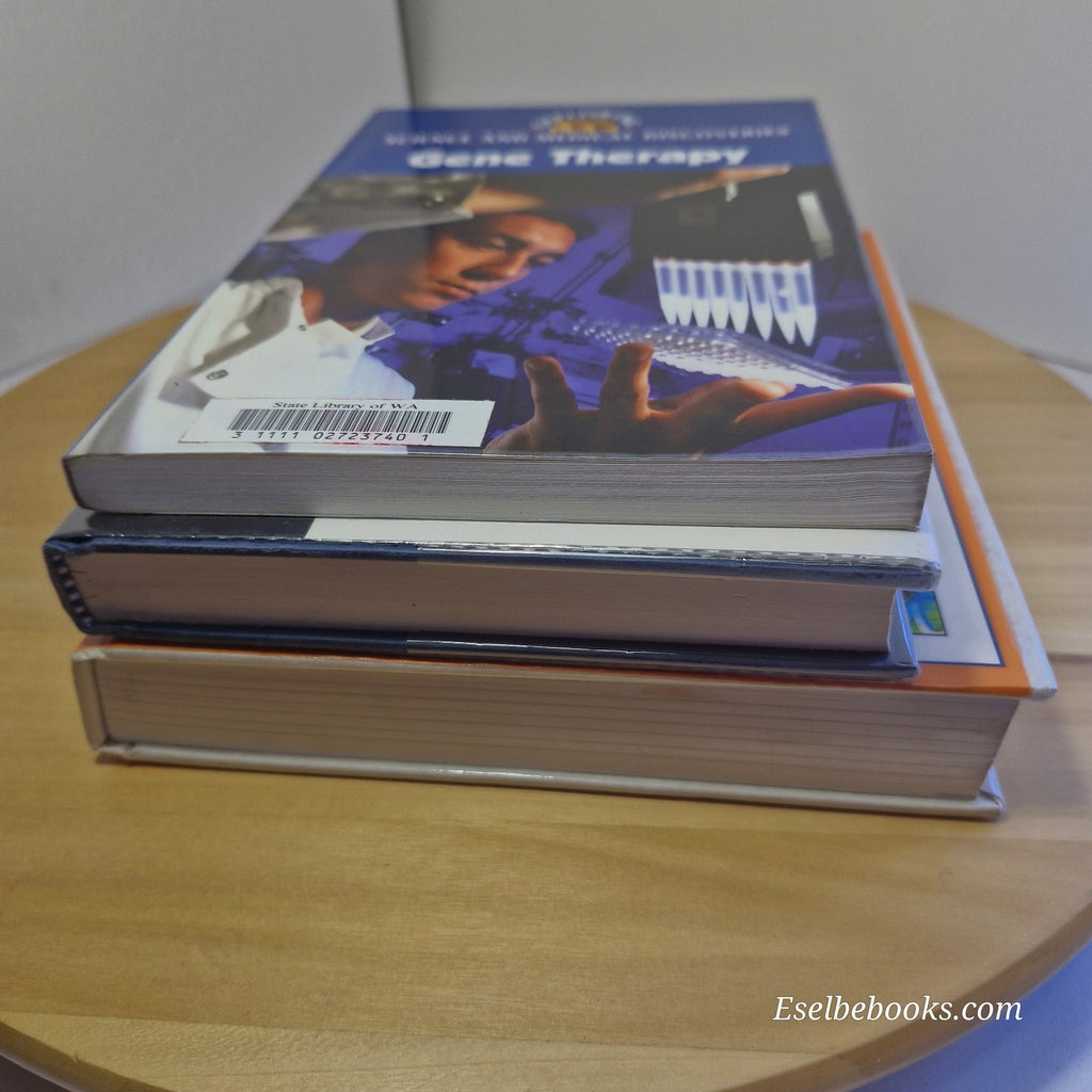 3 books on gene therapy/decoding genes/genetics & evolution - hb/pb