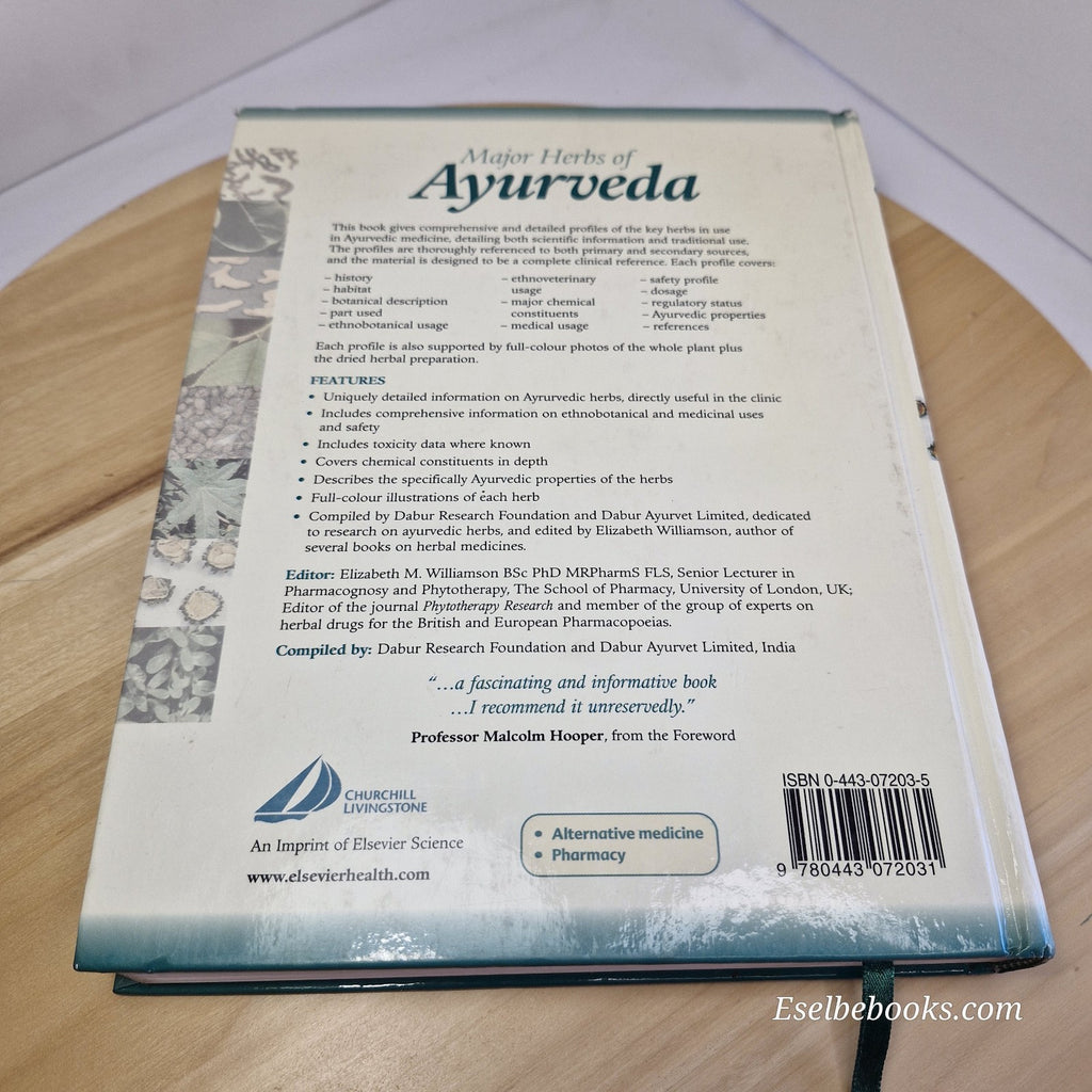Major Herbs of Ayurveda - Editor: Elizabeth M. Williamson - 2002