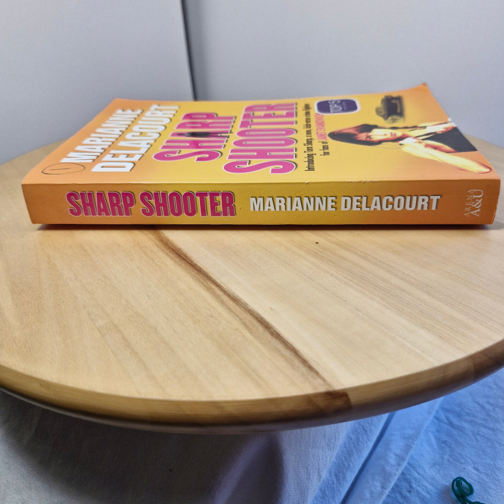 Crime fiction: Sharp Shooter By Marianne Delacourt · 2016 - large paperback