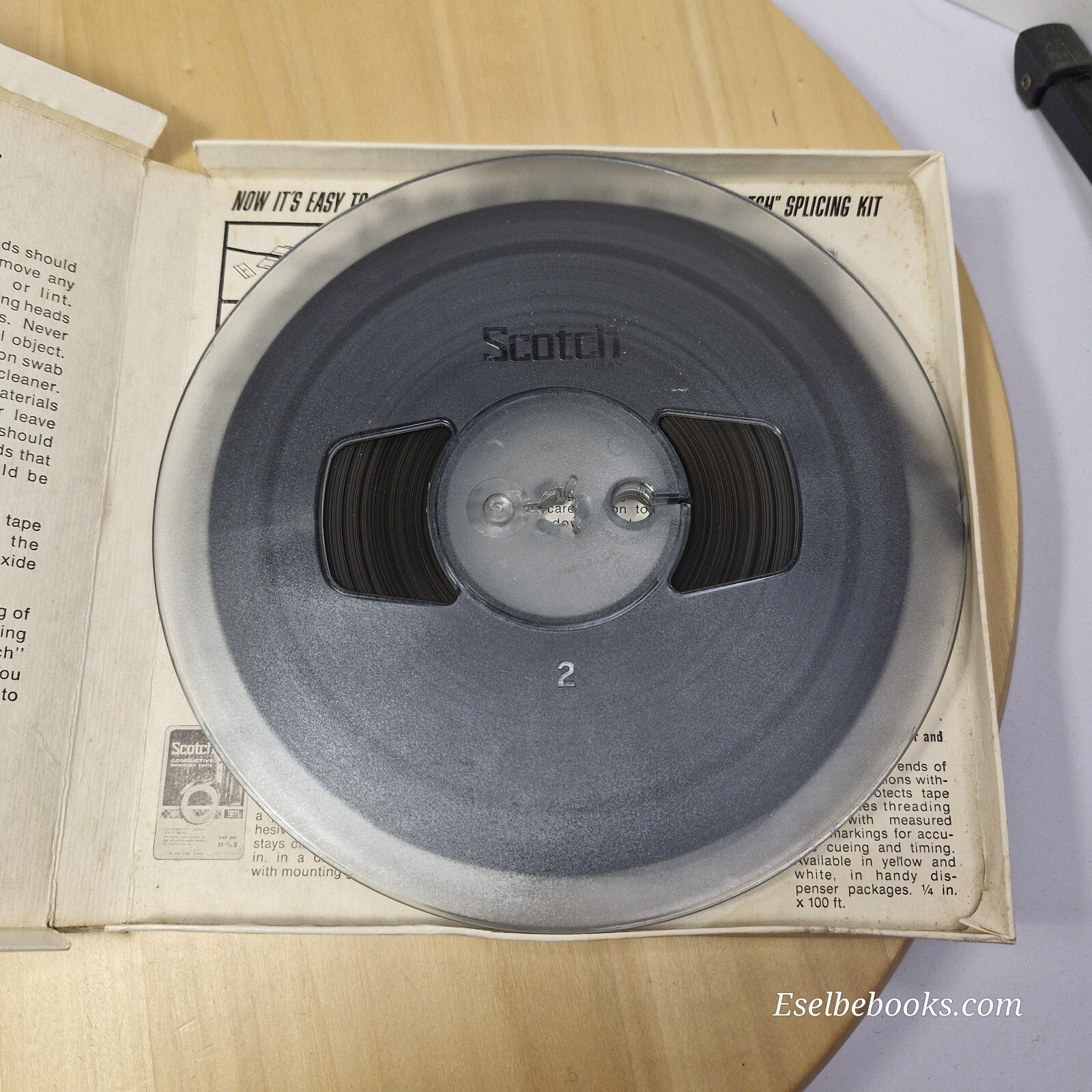 Scotch magnetic tape pro-pack 176 low noise 1200ft/365.7m - vintage