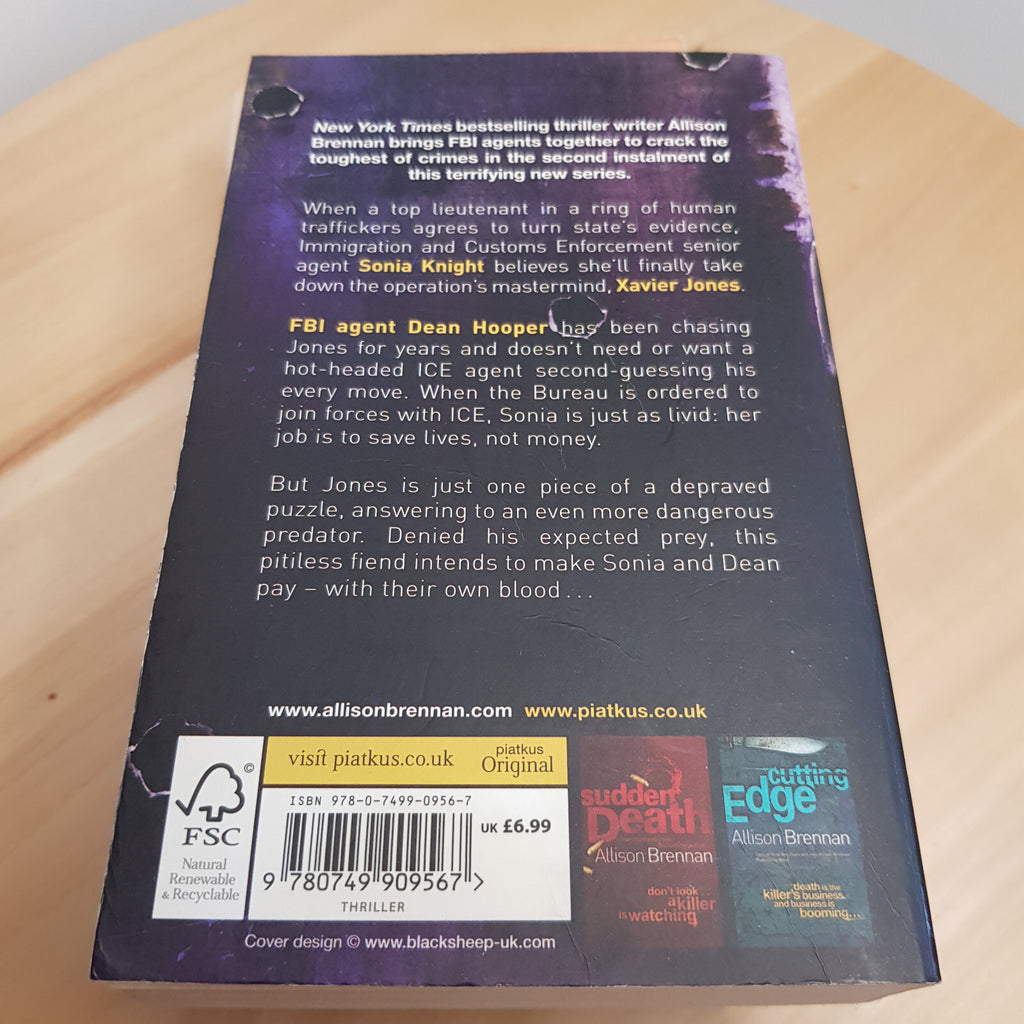 Bundle x 4 crime/thriller books by Allison Brennan; Andy McNab; Dick/Felix  F...