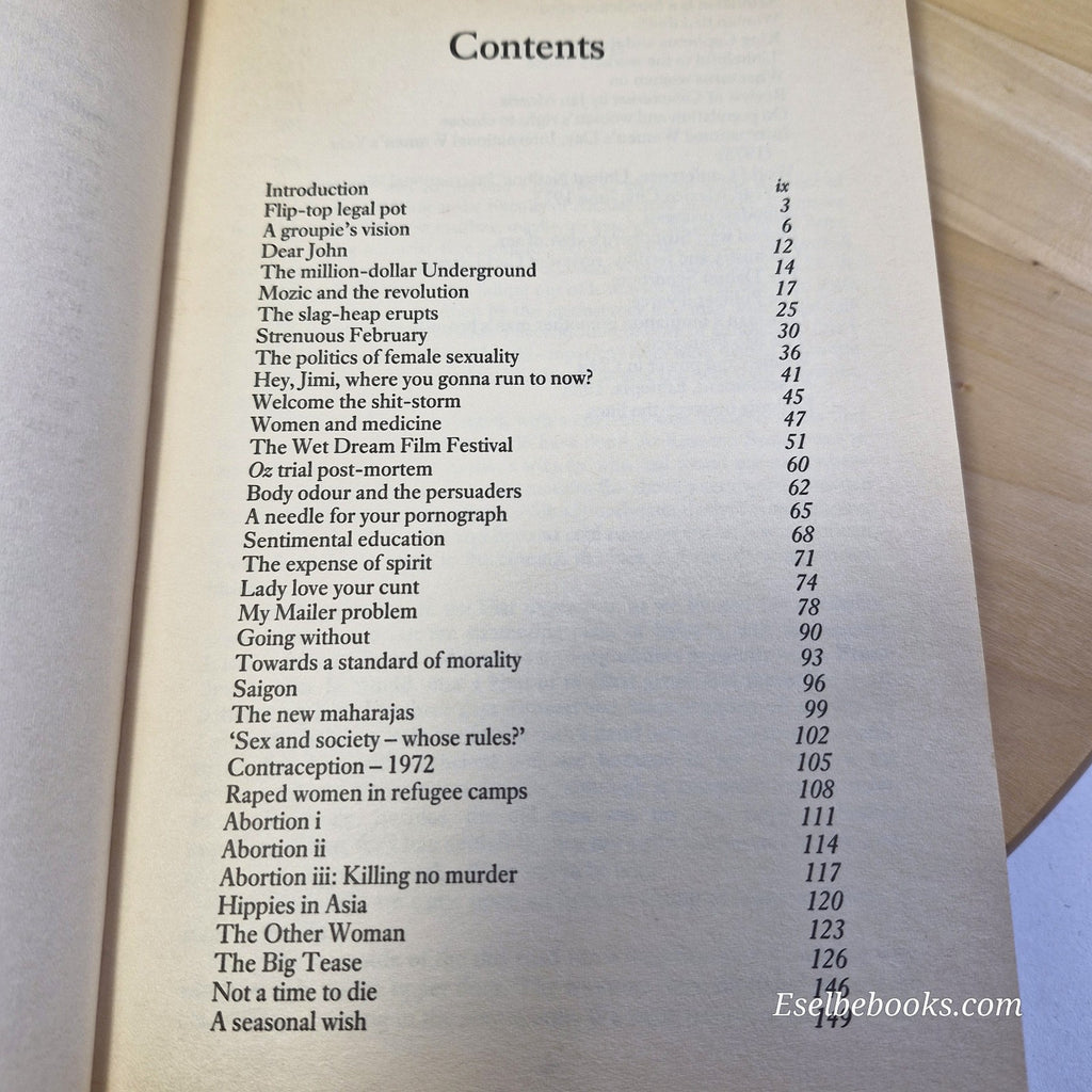 The Madwoman's Underclothes: Essays and Occasional Writings, 1968-85 by Dr....