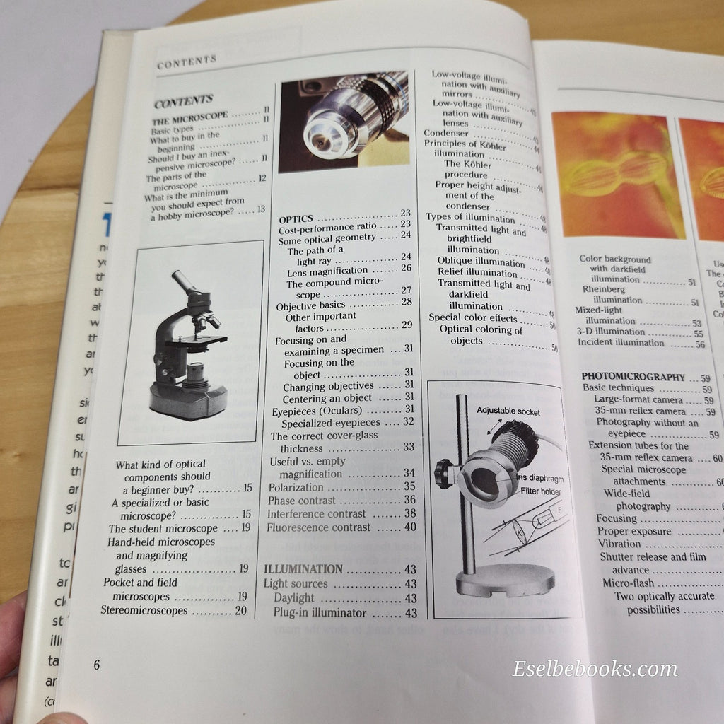 The use of the microscope by Gray & Exploring with the microscope by Nachtigall