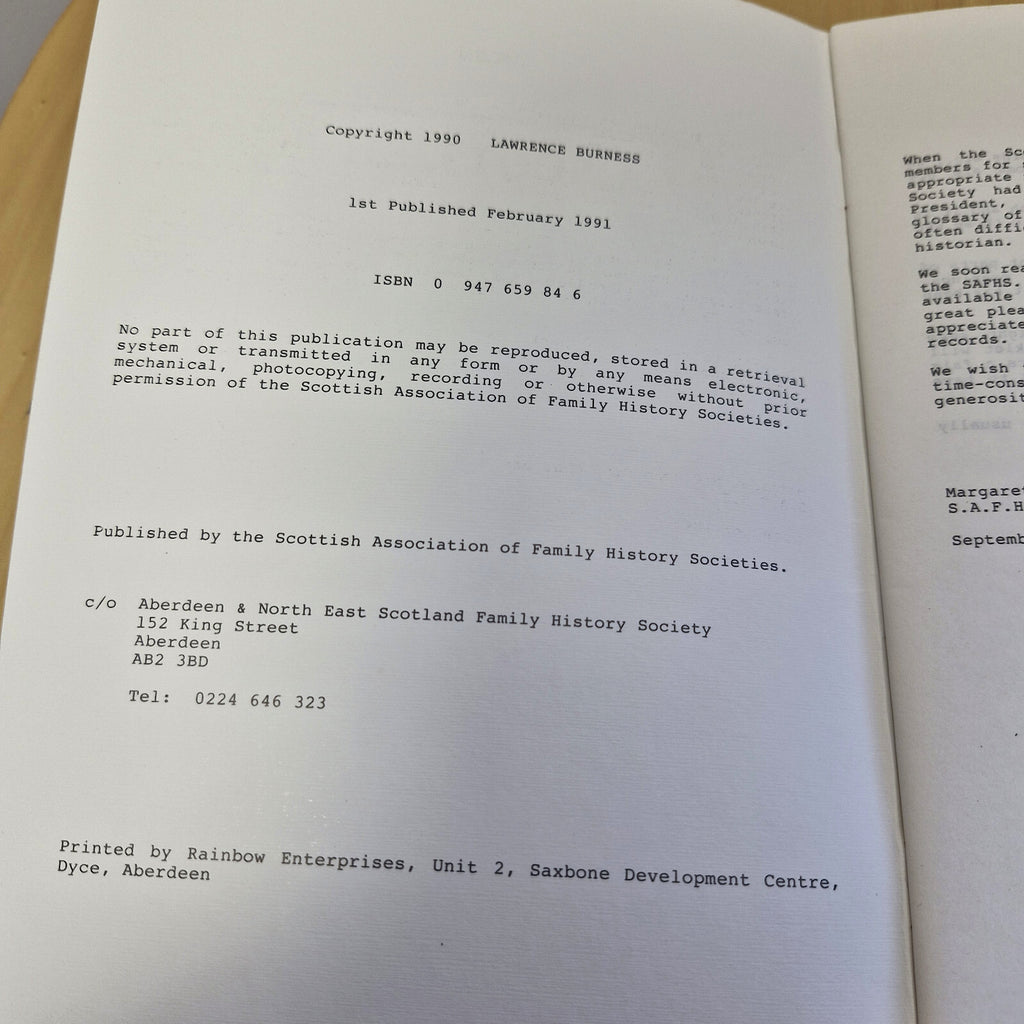 A Scottish Genealogist's Glossary By Lawrence R. Burness · 1991 - paperback