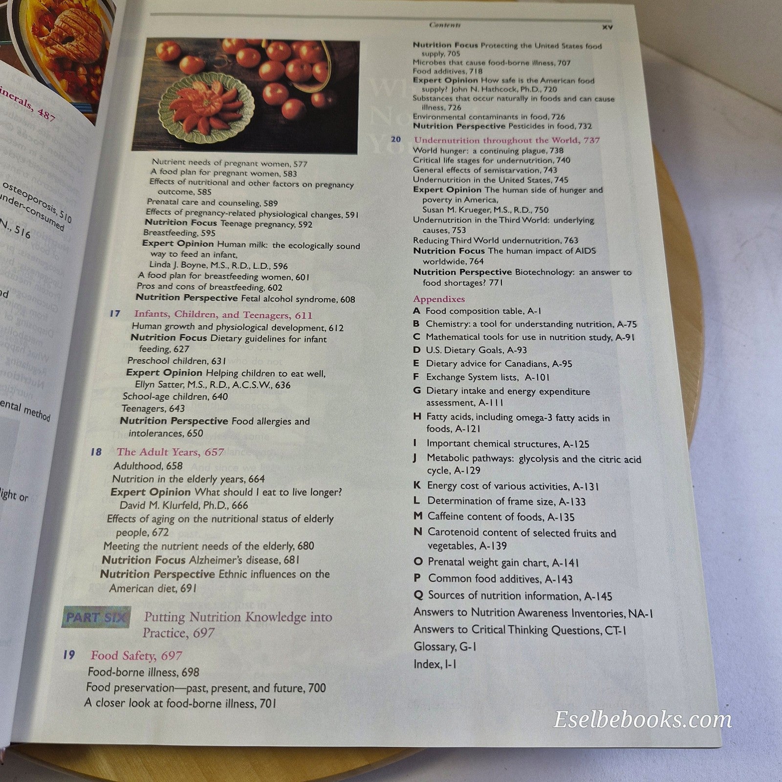 Perspectives In Nutrition (3rd Ed) by Gordon M. Wardlaw & Paul M. Insel - HB
