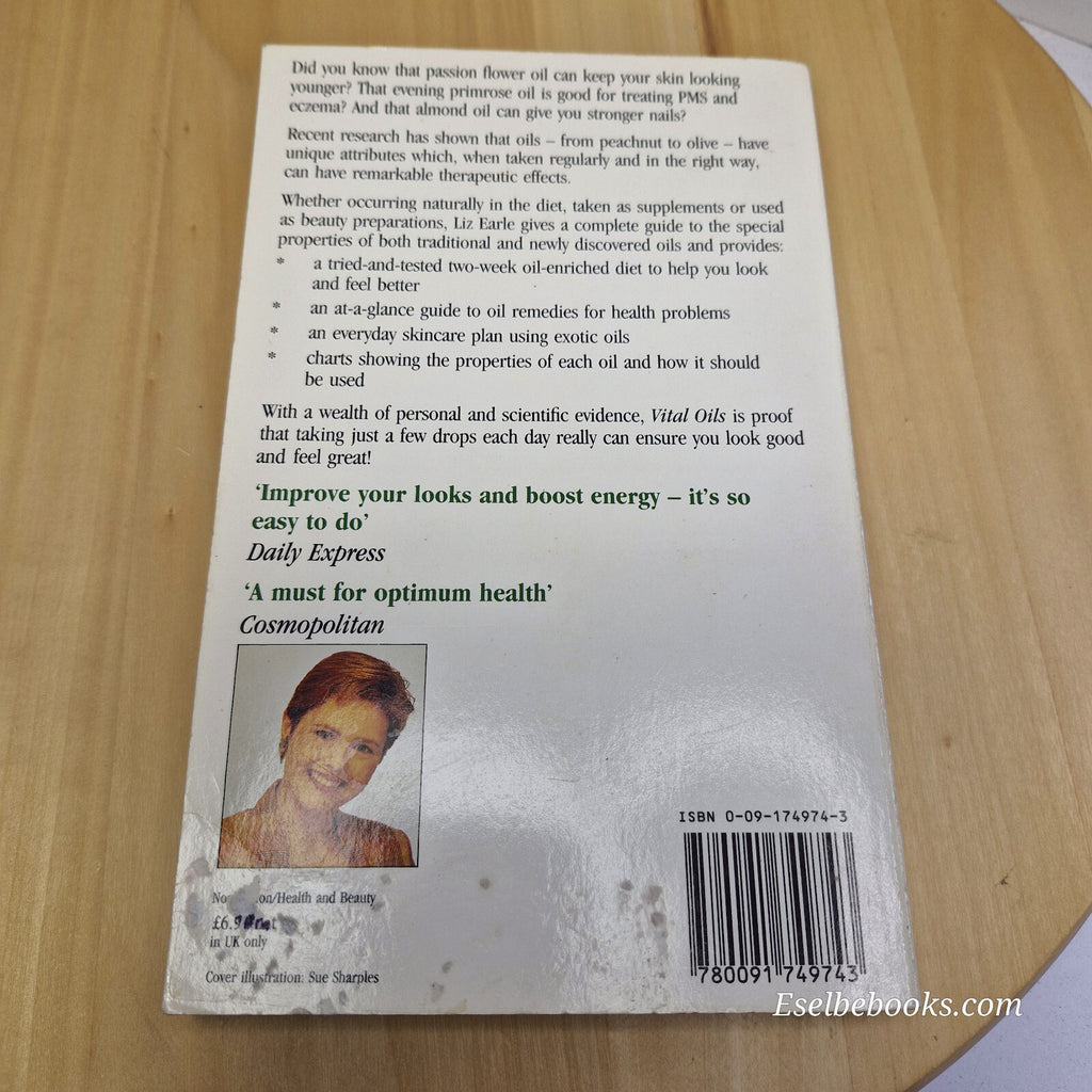 Health: Vital Oils By Liz Earle · 1992 - vintage paperback