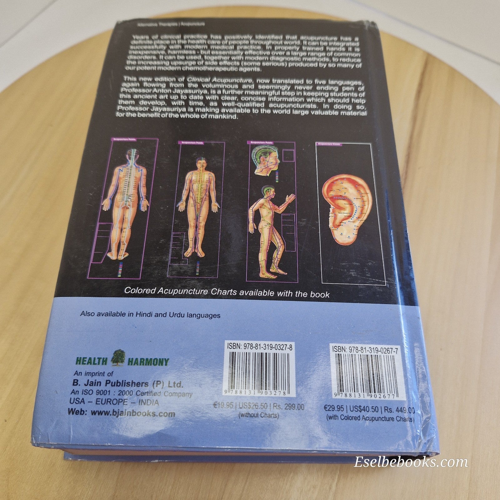 Clinical Acupuncture A to Z by Jayasuriya - 2001 - hardback with dust jacket