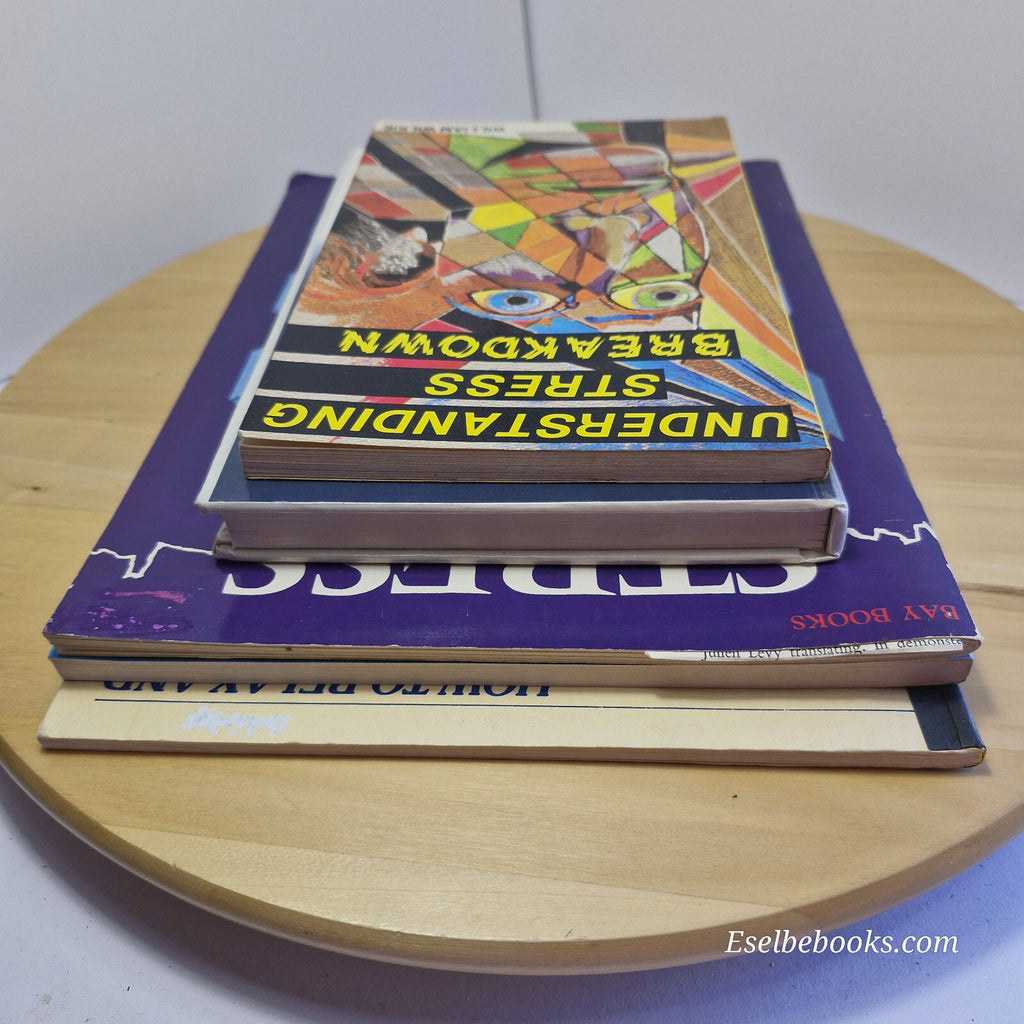 4 x books on understanding stress /breakdown and how to deal with it