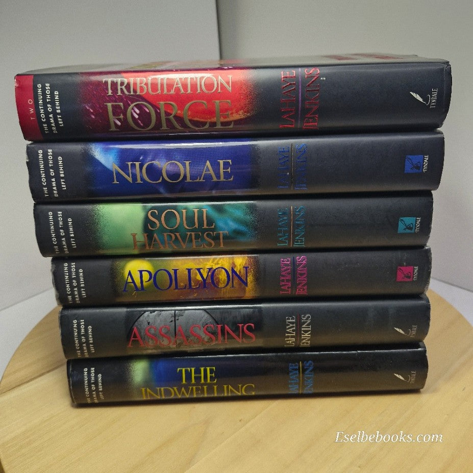 7 x Left Behind Series by Tim LaHaye & Jerry B. Jenkins - hardbacks/dust jackets