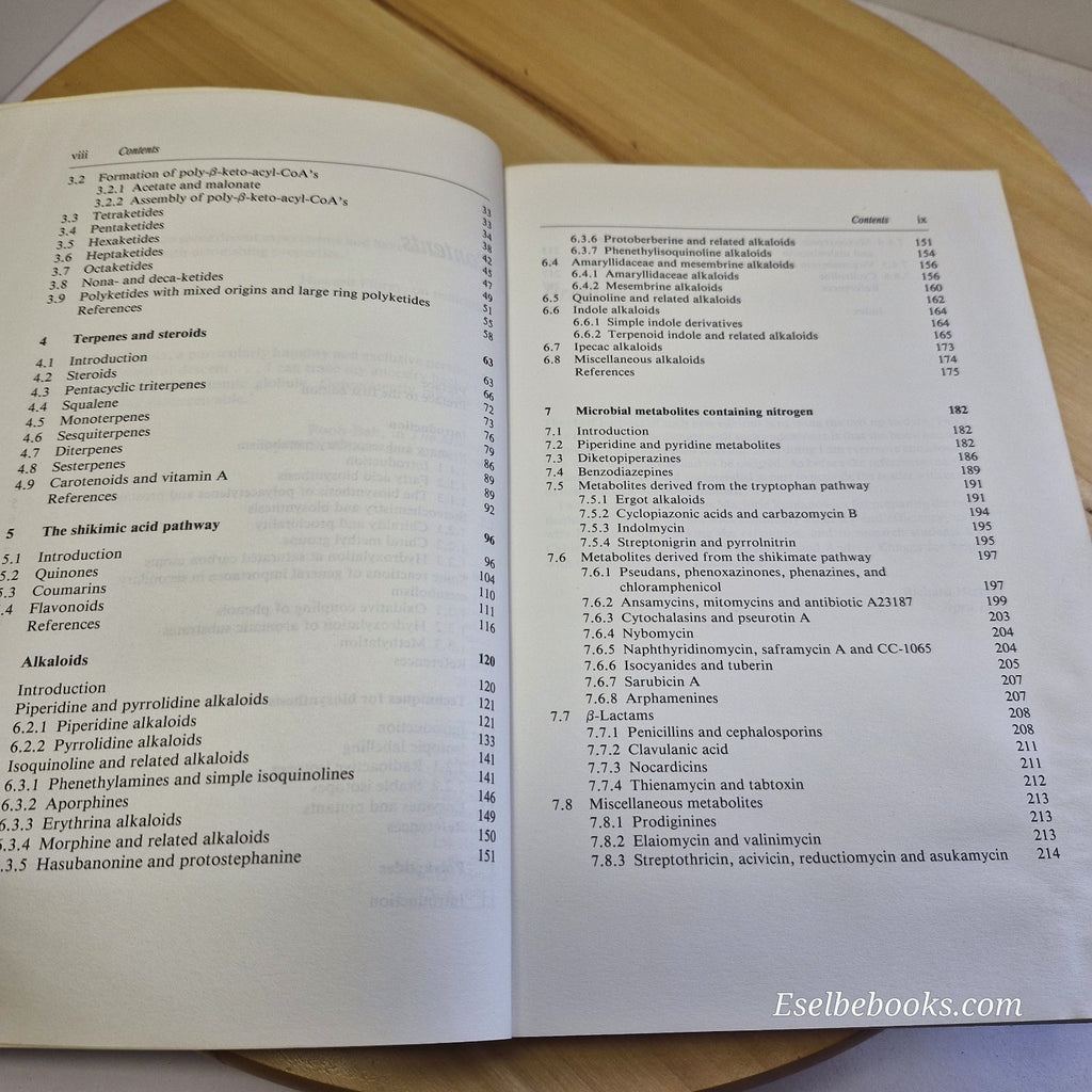 The Biosynthesis of Secondary Metabolites By Richard B. Herbert · 1989 - pape...