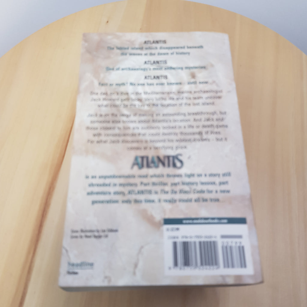 Atlantis by David Gibbins & The Da Vinci Code by Dan Brown - paperbacks