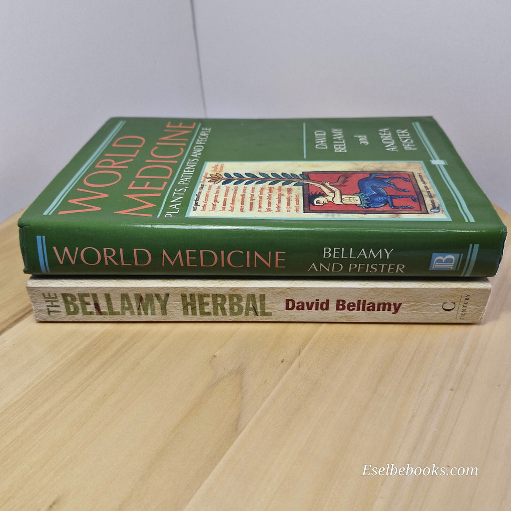 David Bellamy books x 2 - World Medicine (HB) and The Bellamy Herbal (PB)