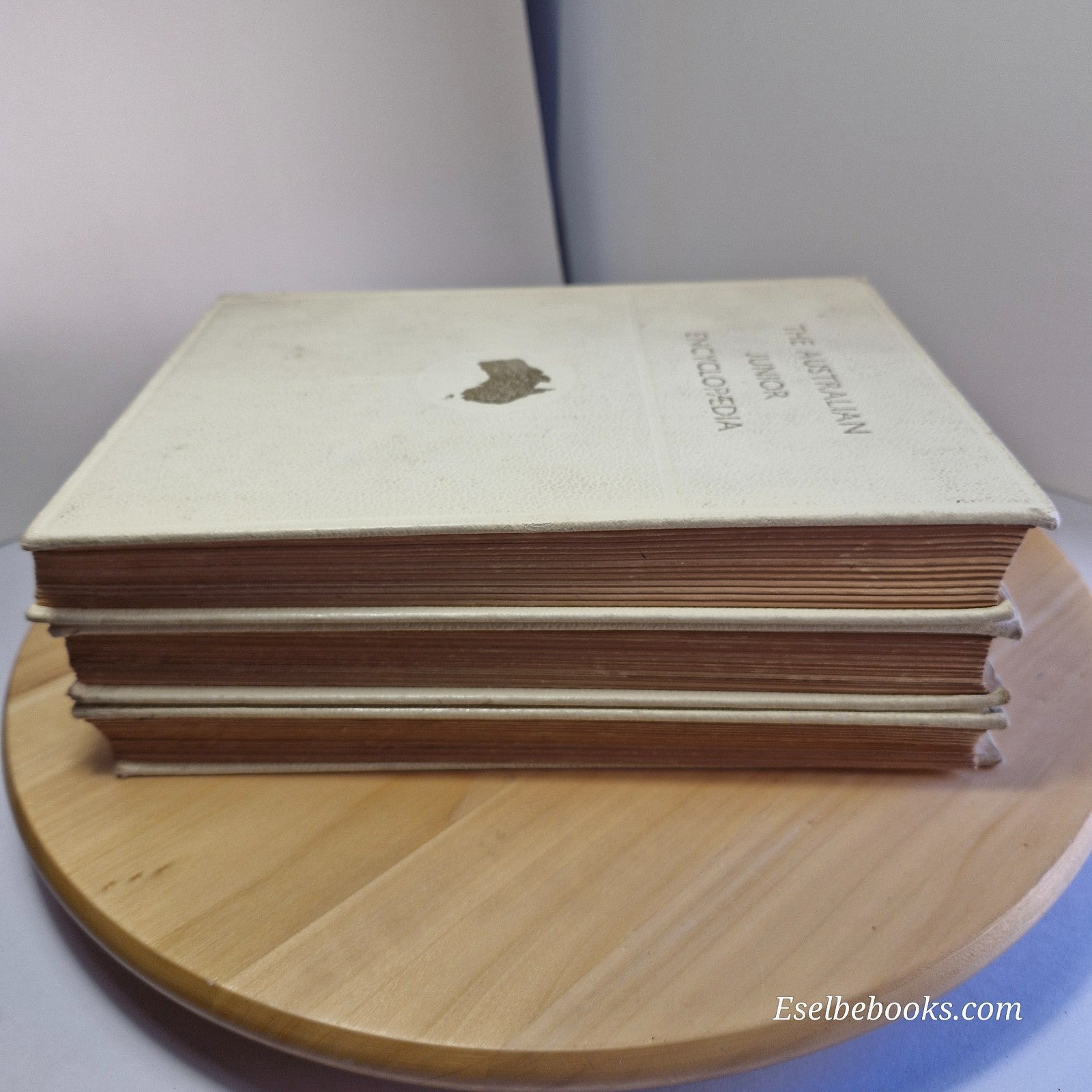 The Australian Junior Encyclopaedia volumes 1,2 & 3 1960 edition - vintage hb