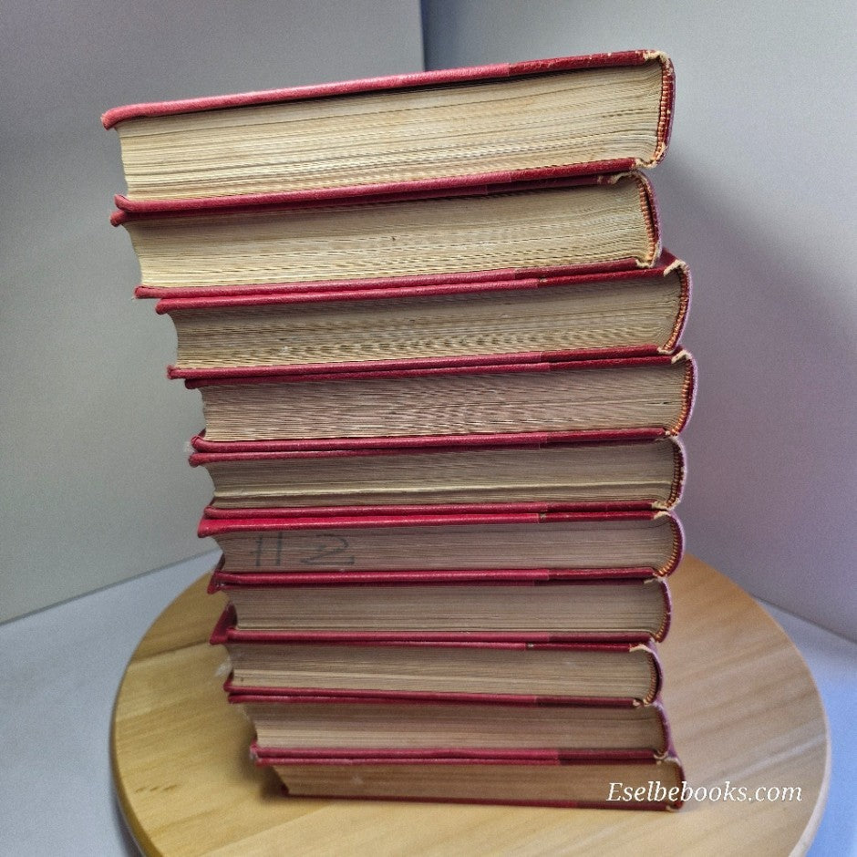 Newnes Pictorial Knowledge - Vol 1-10  plus atlas - vintage hardbacks