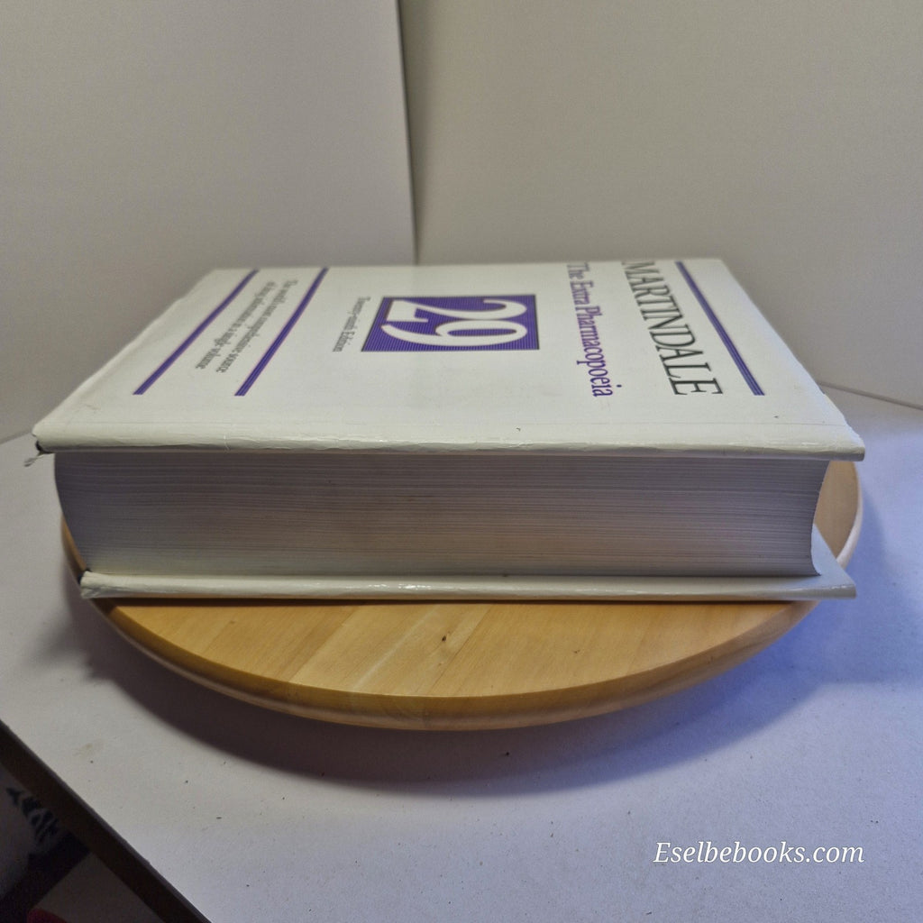 Martindale: The Extra Pharmacopoeia 29th edition 1989 hardback with dust jacket