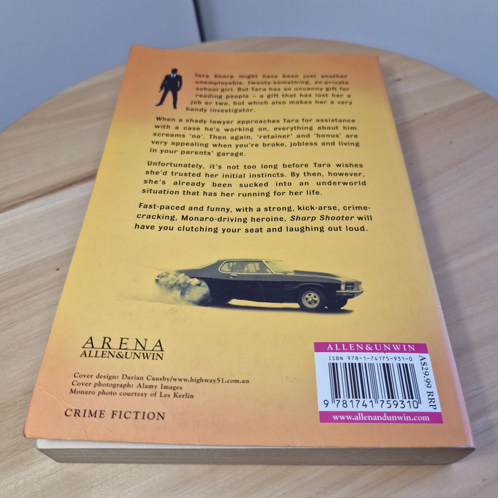 Crime fiction: Sharp Shooter By Marianne Delacourt · 2016 - large paperback