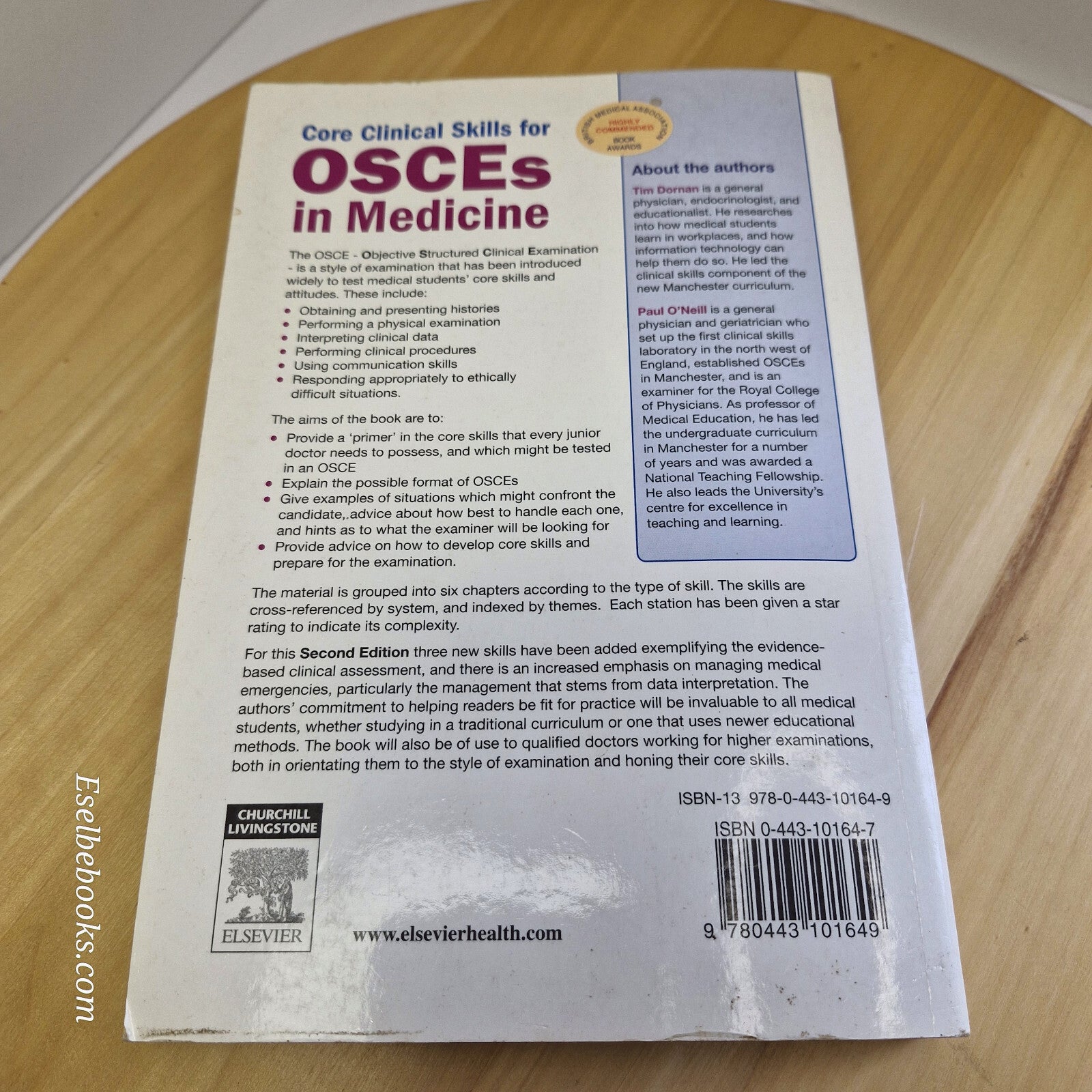 Core Clinical Skills for OSCEs in Medicine By Tim Dornan, Paul O'Neill · 2006...