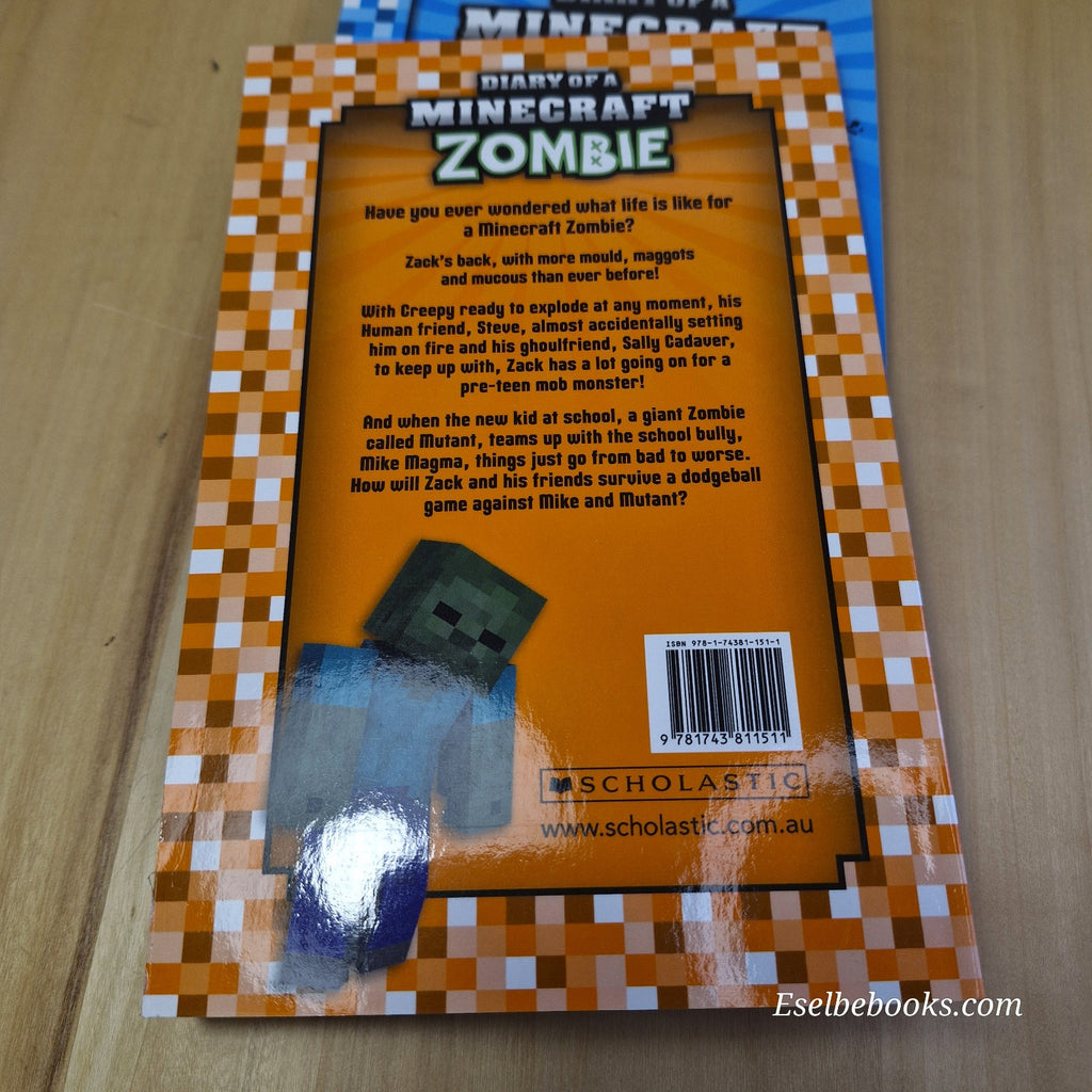 Diary of a Minecraft Zombie Creepy Collection Books 1-4 in slipcase - paperbacks