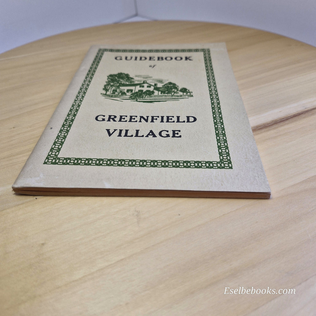 Guidebook of Greenfield Village - vintage paperback