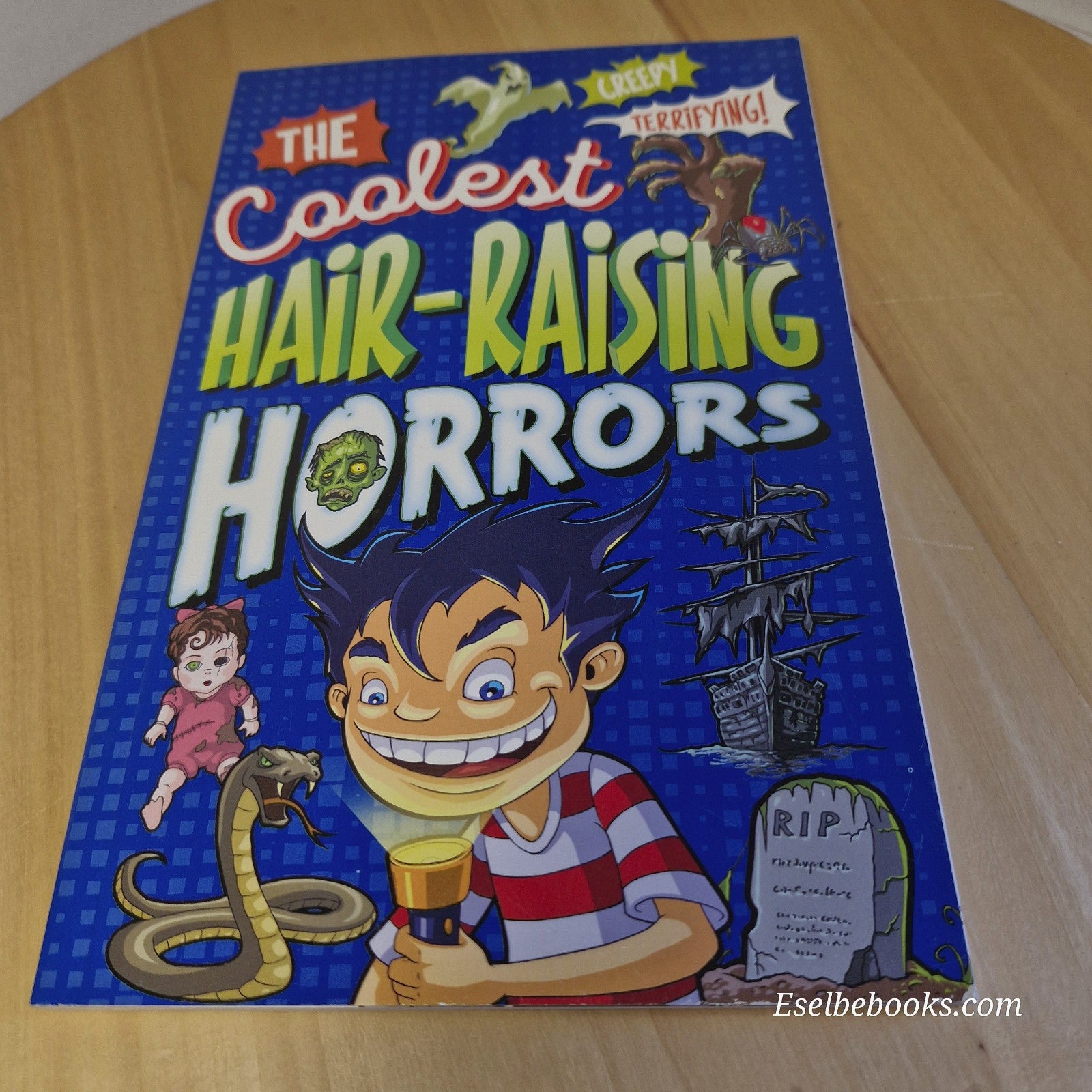 3 x Hinkler Children's books - science experiments/horrors/magic tricks - p'back