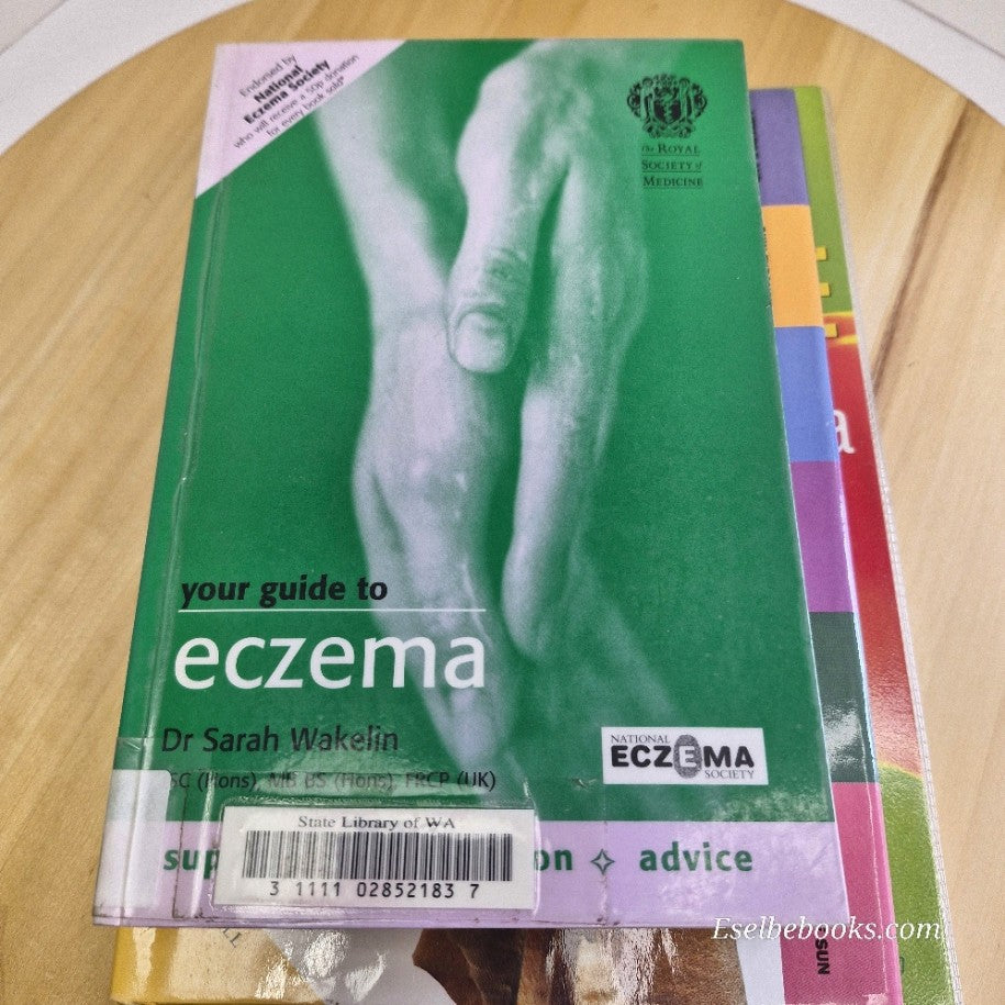 Various eczema/psoriasis/skin treatment guide books - buy 2 or more for discount