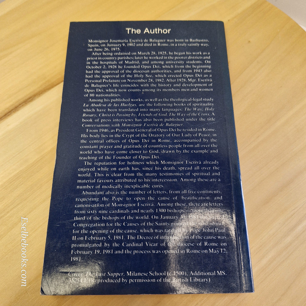 Friends of God Homilies By Saint José María Escrivá de Balaguer · 1981 - pape...