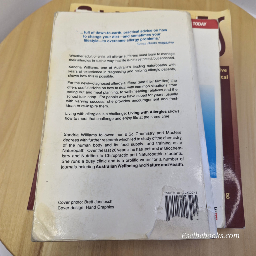 Health: 4 x  dealing with allergies books - paperbacks