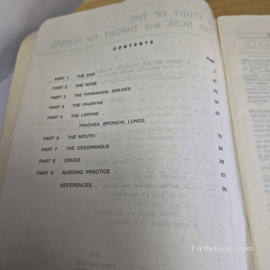 A study of the ear, nose and throat for nurses - by the Royal Victorian  Eye ...