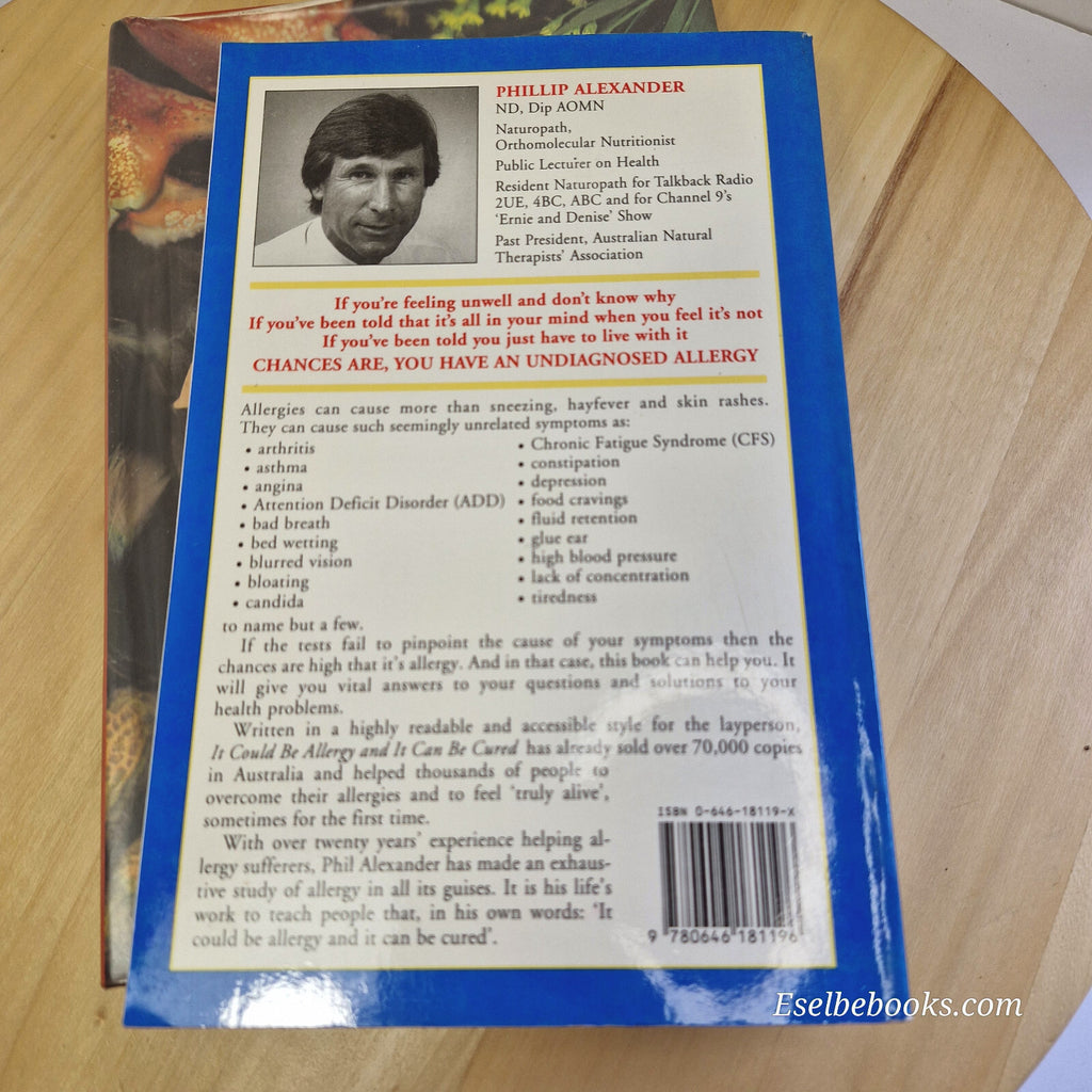 Health: 4 books about allergies and how to identify them - hardback/paperbacks