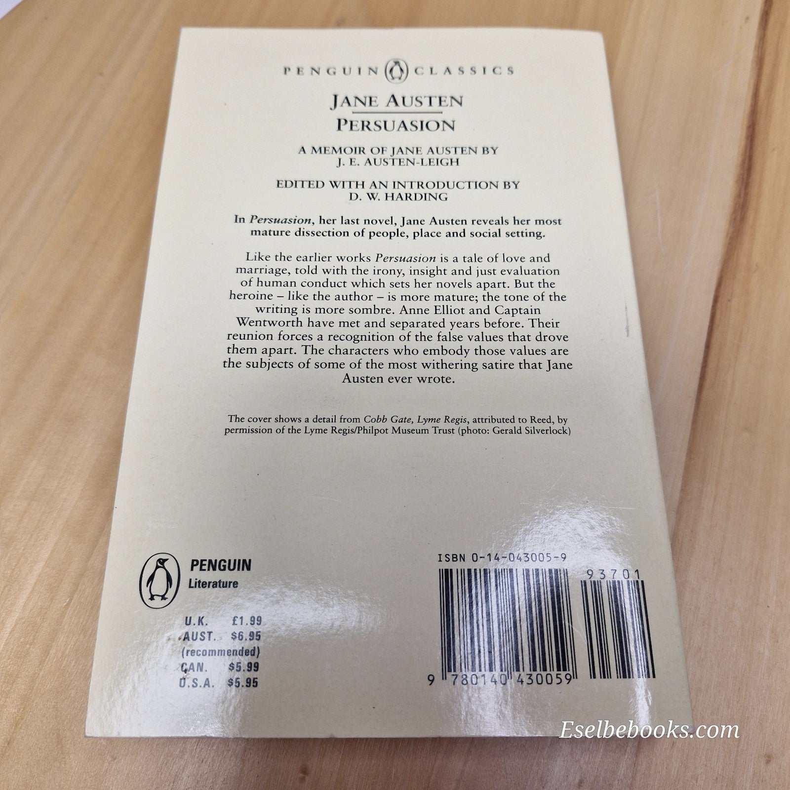 Persuasion and Pride and Predjudice by Jane Austen - paperbacks