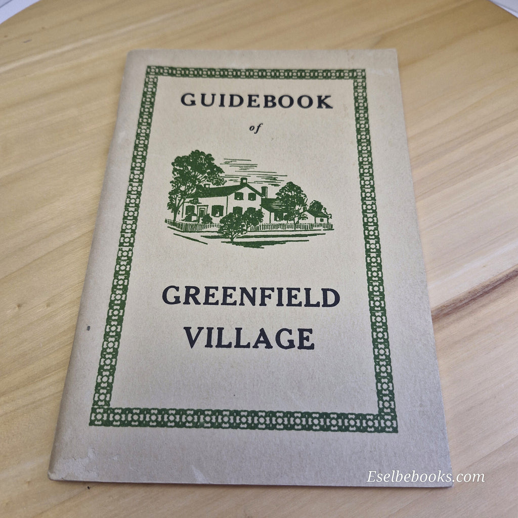Guidebook of Greenfield Village - vintage paperback