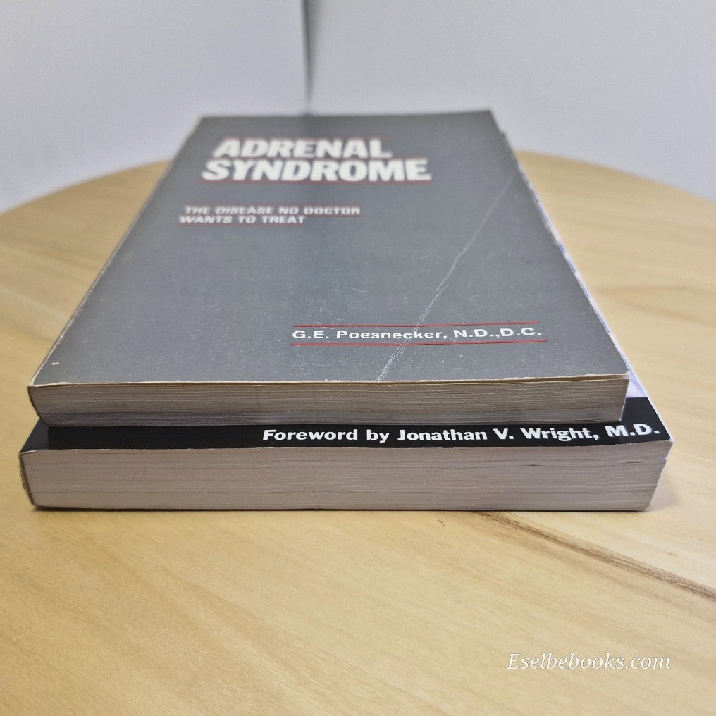 2 adrenal fatigue/syndrome treatment books - paperbacks