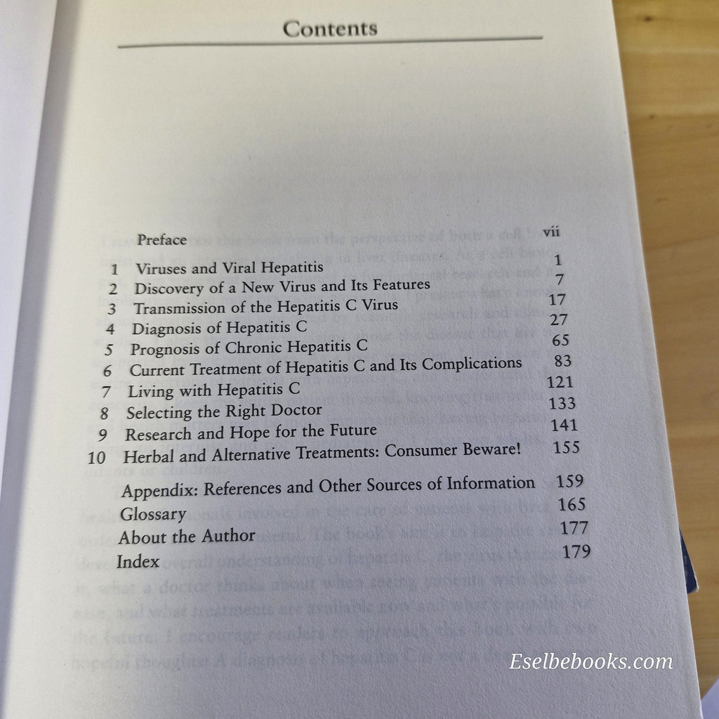 5 books about Hepatitis C - handbook/sourcebook and healing naturally - paperbac