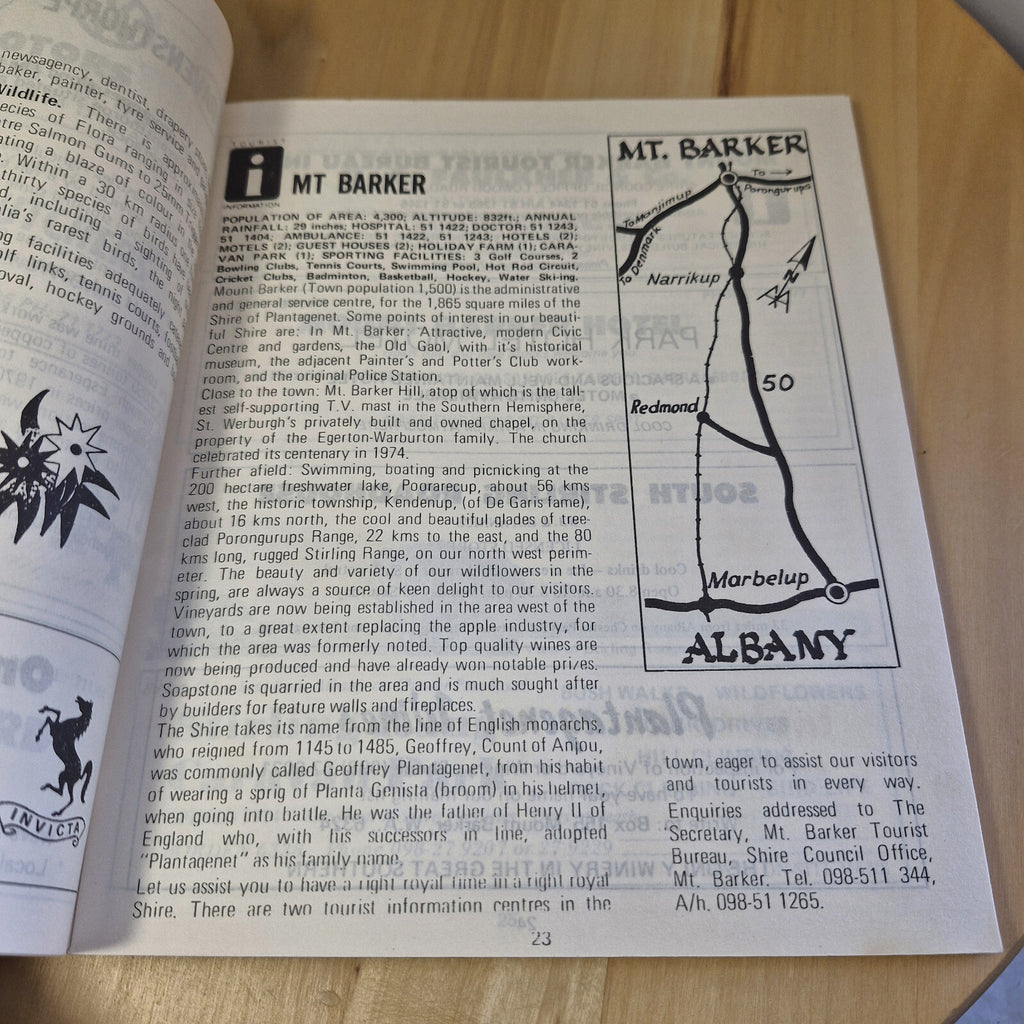 Vintage travel guide: Tour WA The Leeuwin Way 5th edition - paperback