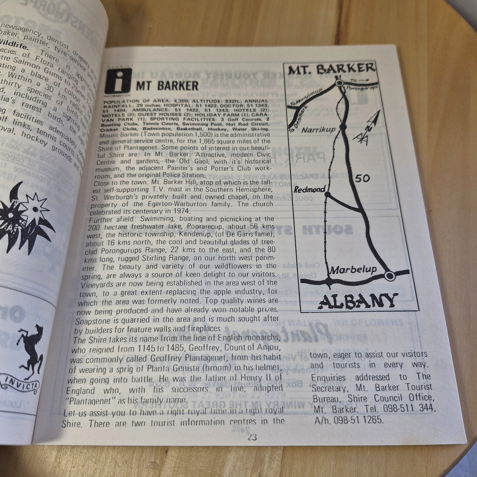 Vintage travel guide: Tour WA The Leeuwin Way 5th edition - paperback