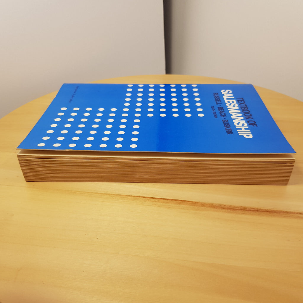 Textbook of Salesmanship by Russell Beach and Buskirk - international student ed