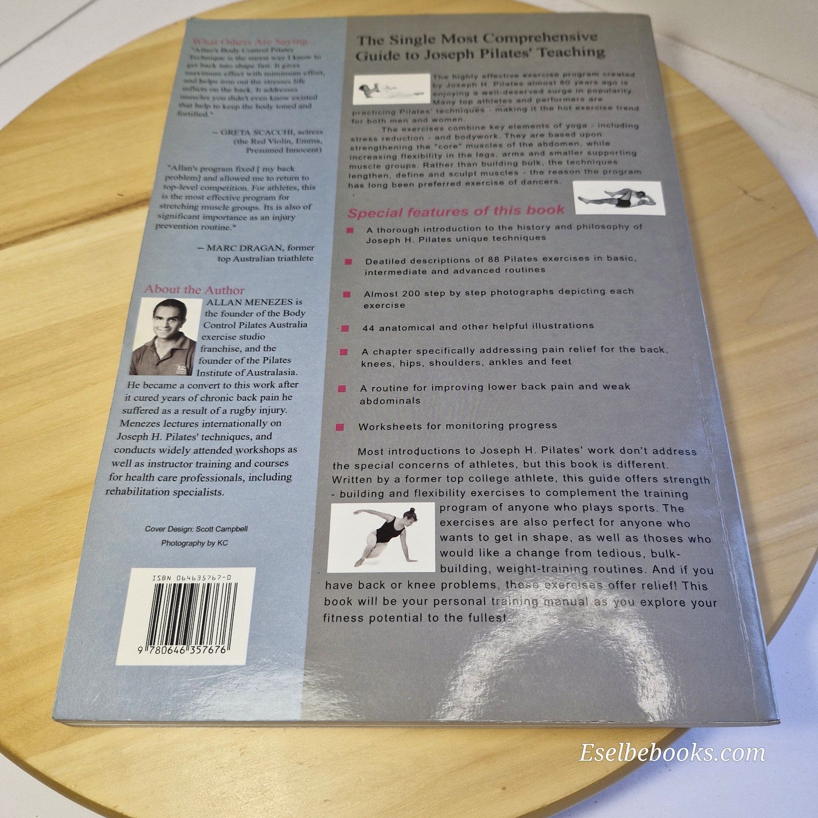 The Complete Guide to the Pilates Method by Allan Menezes 2001 - paperback