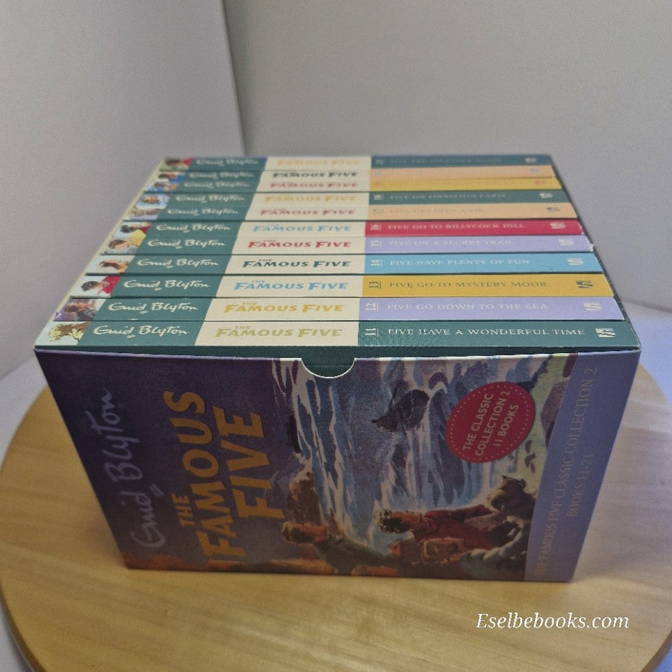 Enid Blyton The Famous Five Classic Collection 2 11 Books 11-21 in Slipcase 2017
