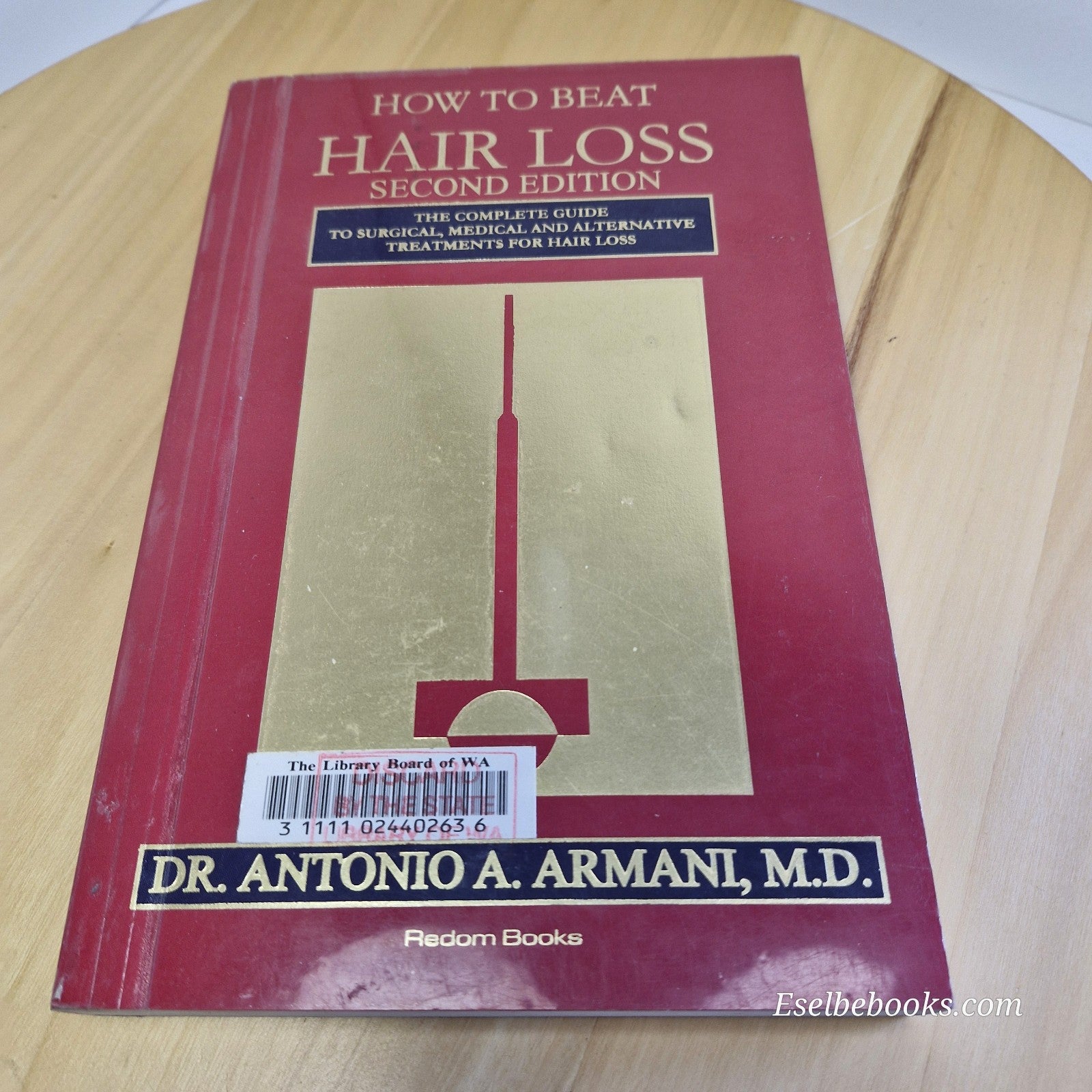 3 books about hair loss/alopecia - hardback/paperbacks