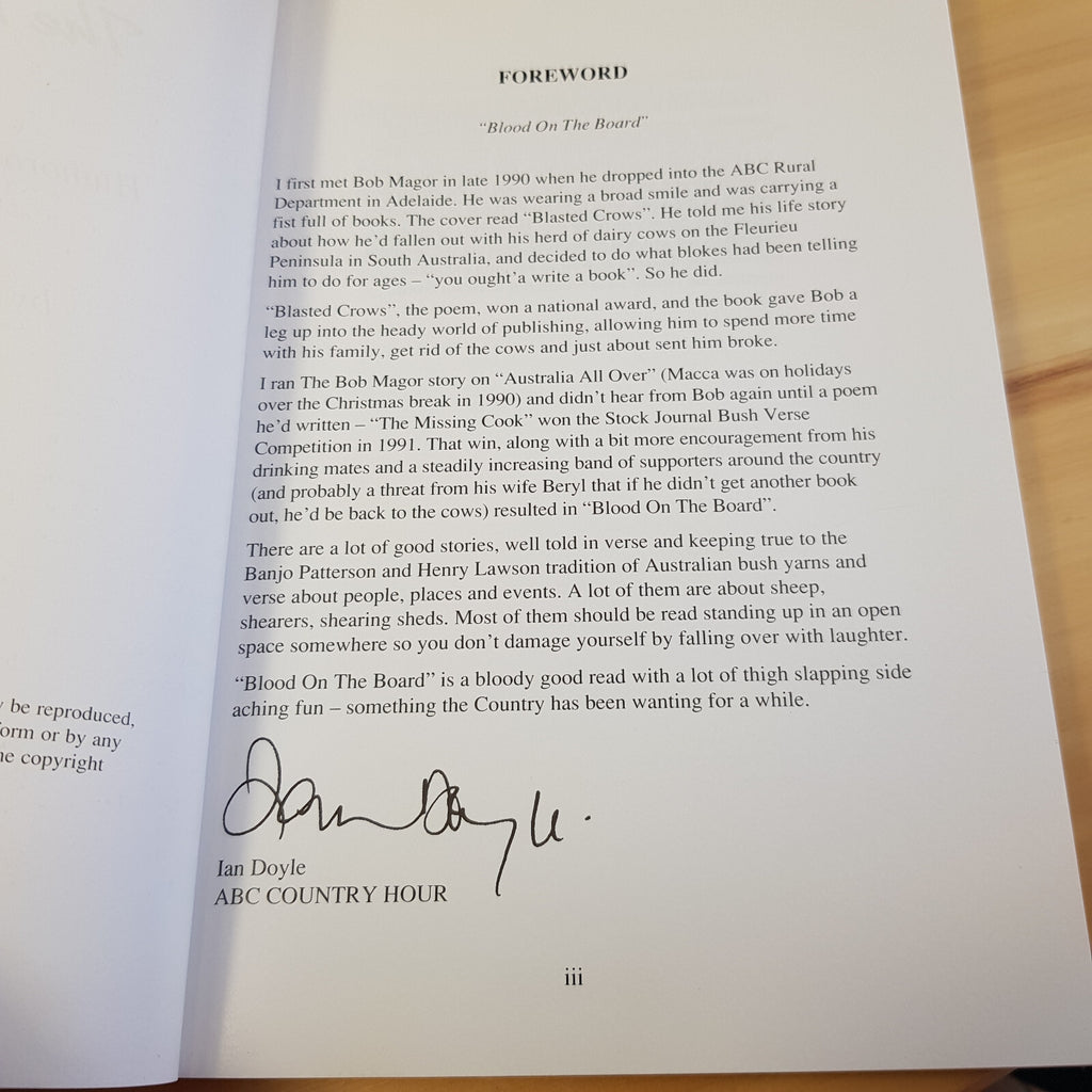 Australian poetry: The bastard from the bush by John C Bailey & Blood on the ...
