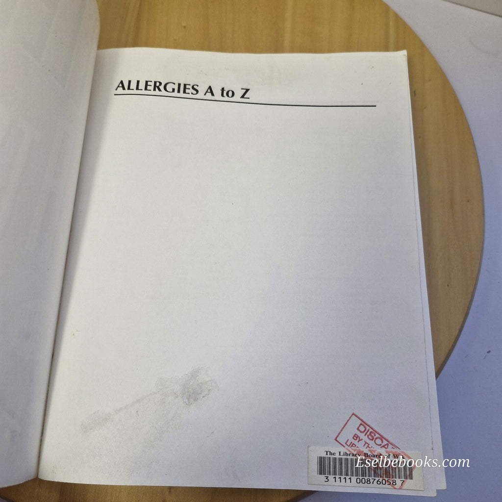 Health: 4 x  dealing with allergies books - paperbacks