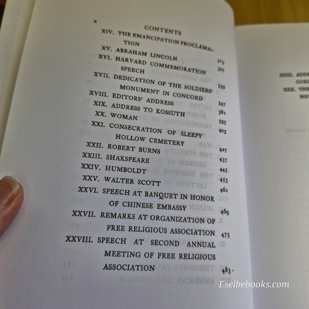 Miscellanies Complete Works of Ralph Waldo Emerson - hardback