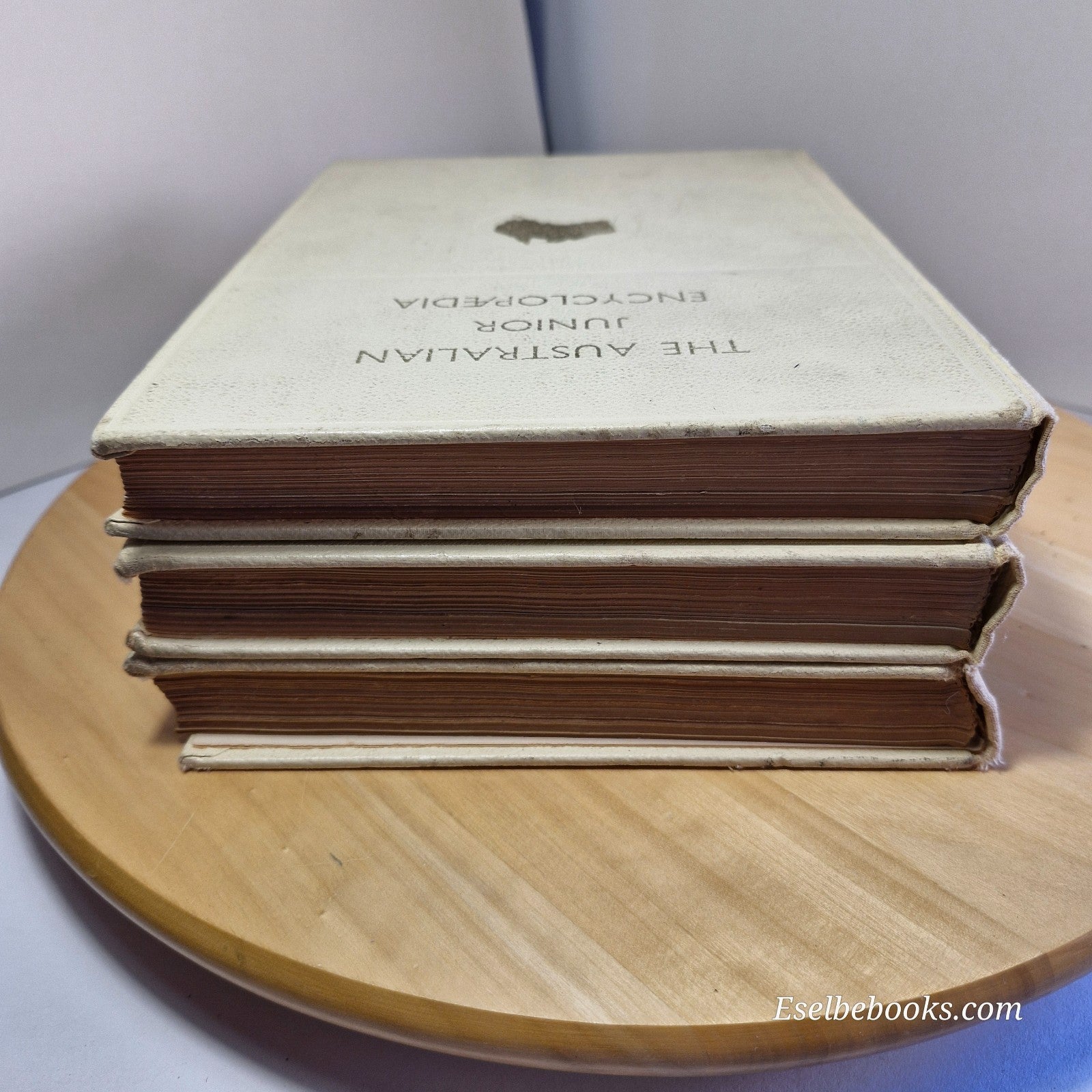 The Australian Junior Encyclopaedia volumes 1,2 & 3 1960 edition - vintage hb